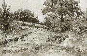 Jean Francois Millet Landscape of wici oil painting reproduction